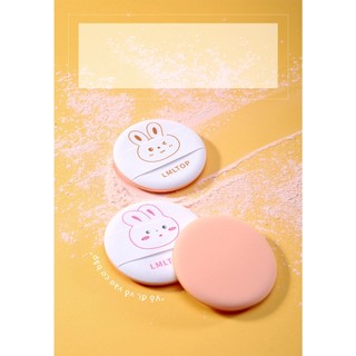 Bộ 2 Bông Mút Tán Trang Điểm Hình Thỏ LMLTOP Dễ Thương Giúp Tán Kem Nền Cushion Phấn Phủ Hiệu Quả - LMLTOP