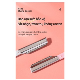 Bộ 3 Dụng Cụ Cạo Chân Mày Thiết Kế Thép Không Gỉ Tiện Dụng - Mẫu Mã Phù Hợp Nhiều Dáng Mày - LMLTOP