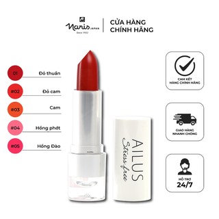 Son lì mịn môi Naris Ailus Stress Free Lipstick 4g