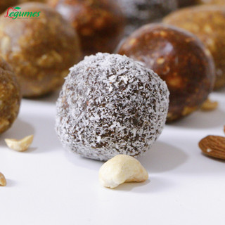 Viên Bánh Năng Lượng Hạnh Nhân Chocolate Đen – Energy Ball Légumes – Snack Eat Clean Không Đường