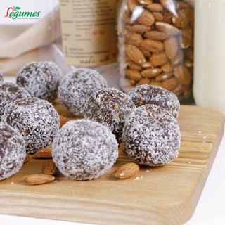 Viên Bánh Năng Lượng Hạnh Nhân Chocolate Đen – Energy Ball Légumes – Snack Eat Clean Không Đường