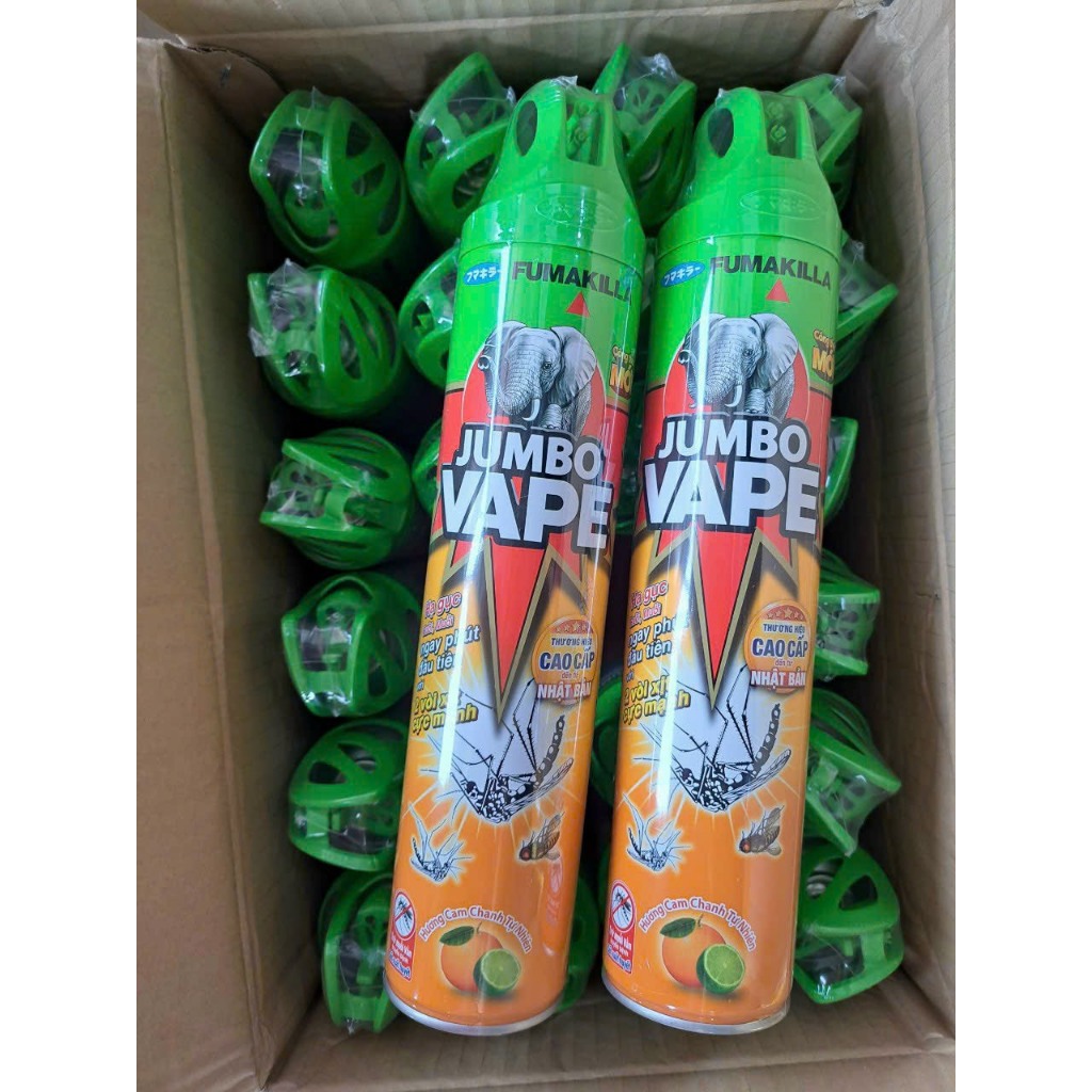 Bình Xịt CônTrùng, Xịt Muỗi Jumbo Vape 600ml