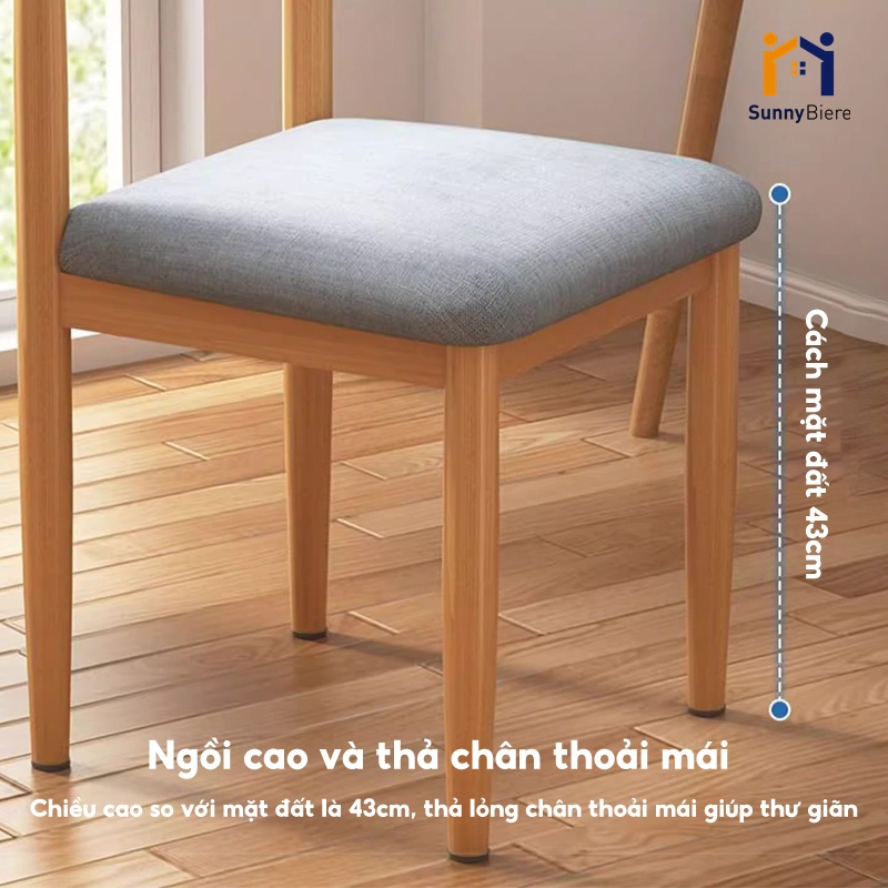 SUNNY Ghế làm việc đệm phong cách Bắc Âu đại thích hợp mọi không gian Ghế tựa lưng