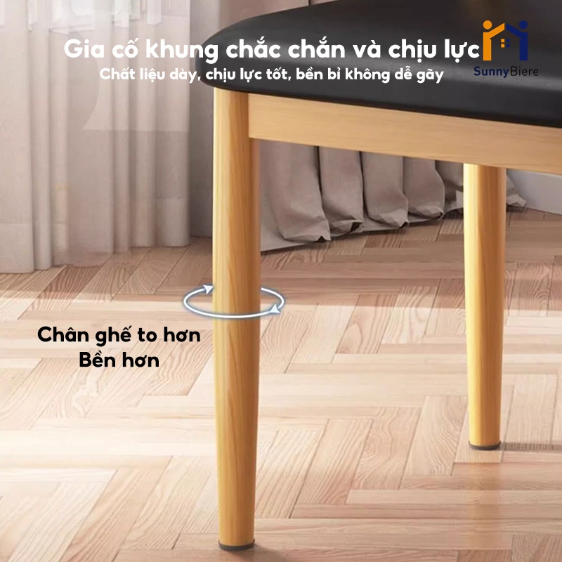 SUNNY Ghế làm việc đệm phong cách Bắc Âu đại thích hợp mọi không gian Ghế tựa lưng