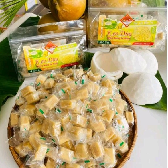Vận chuyển kẹo dừa đặc sản Bến Tre sang Châu Âu an toàn và đúng chuẩn
