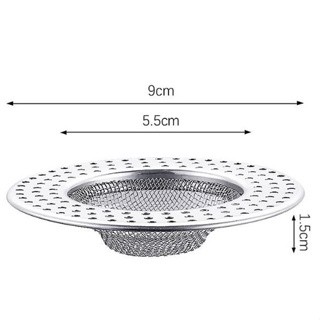 Lưới lọc rác bịt nắp cống chống tắc nghẽn trong nhà tắm nhà vệ sinh tiện lợi cho gia đình chất liệu inox.