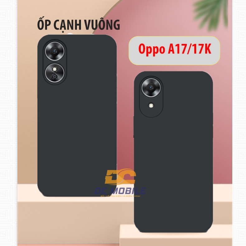 Ốp lưng Oppo A17K, A17 viền vuông