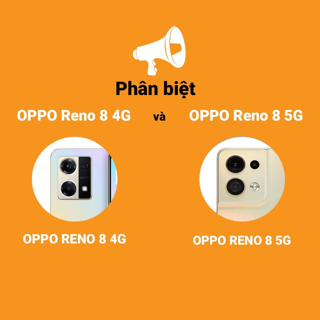 Ốp lưng Oppo RENO 8/8T/8Z cạnh vuông ĐỘC CHẤT STORE | Vỏ điện thoại Oppo bảo vệ camera toàn diện