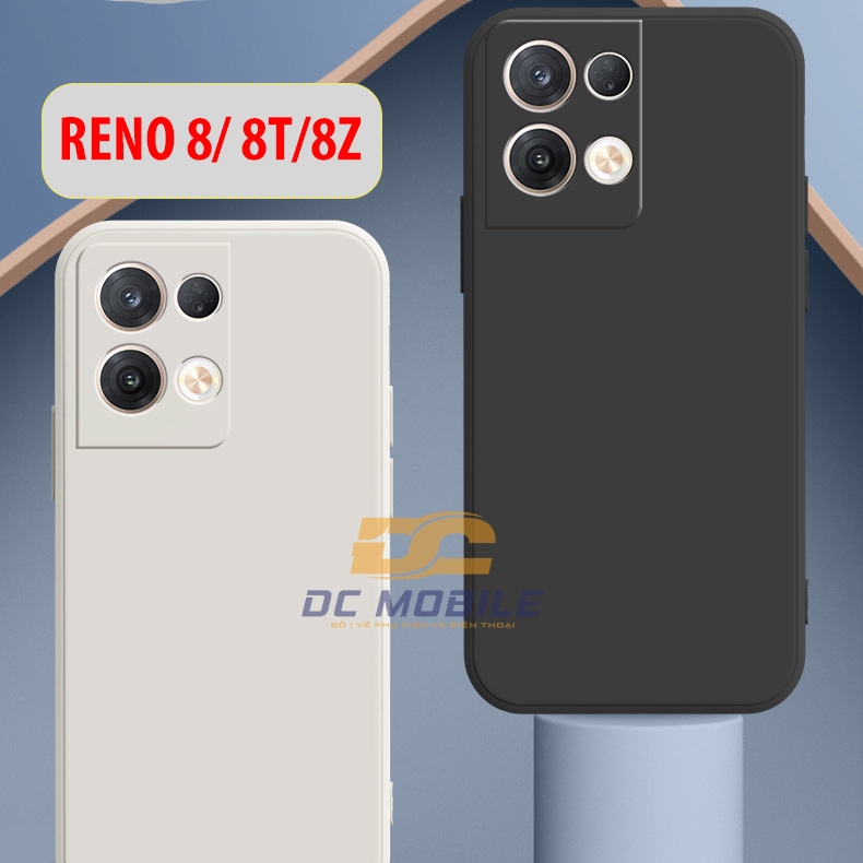 Ốp lưng Oppo RENO 8/8T/8Z cạnh vuông ĐỘC CHẤT STORE | Vỏ điện thoại Oppo bảo vệ camera toàn diện