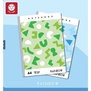 Sổ may gáy A4 may gáy Hải tiến RainBow 200/300/400 trang