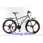 xe đạp khung nhôm xiêu nhẹ địa hình thể thao dã ngoại ngoài trời Coolki nhôm 27 icnh 21 tốc độ dành cho người 1,45- 1,9m — ảnh 6