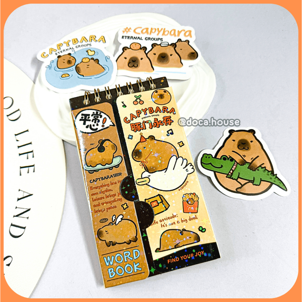Sổ Học Từ Vựng CAPYBARA WorkBook Siêu Hot Dành Cho Học Sinh Sinh Viên ...