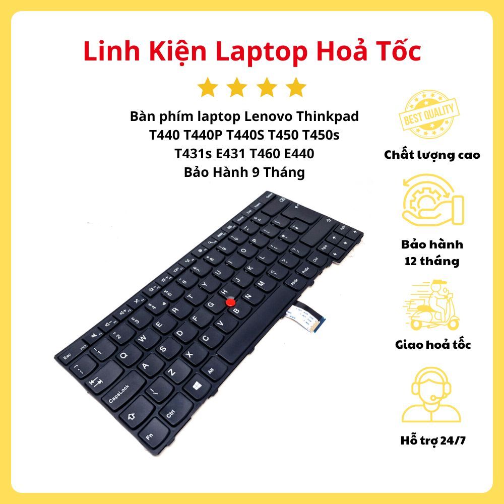 Tastiera Lenovo Tastiera Nb Lenovo THINKPAD T440 T450 T460 T440P T440S T450S L460 CON TRACKPOINT E RETROILLUMINATA Lenovo Tastiera E Mouse - Foto 7