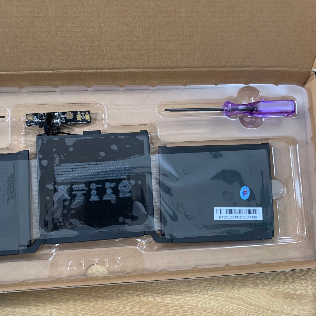 Pin Laptop A1713 A1708 Laptop Pro 13 Inch Retina A1708 A1713 MLL42CH/A MLUQ2CH/A (Late 2016, Mid 2017)