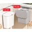 Thùng Rác 12L Nắp Lật Thùng rác thông minh Gắn Tường Tiện Dụng Cho Nhà Bếp Nhà Vệ Sinh