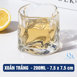 Cốc Thủy Tinh Xoắn Phong Cách Mới Lạ | Ly TT Xoắn Chiụ Nhiệt | Ly TT Decor | Ly Xoắn Đẹp