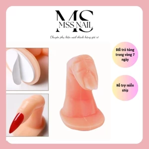 ngón tay giả học nail, móng giả tập vẽ , sơn , đắp bột