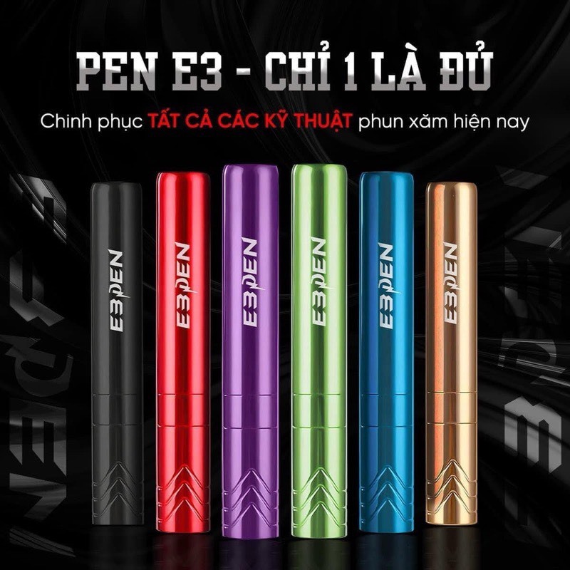 Máy Pen E3 Mini Chuyên Phun Mày, Môi, Sợi Hairstroke