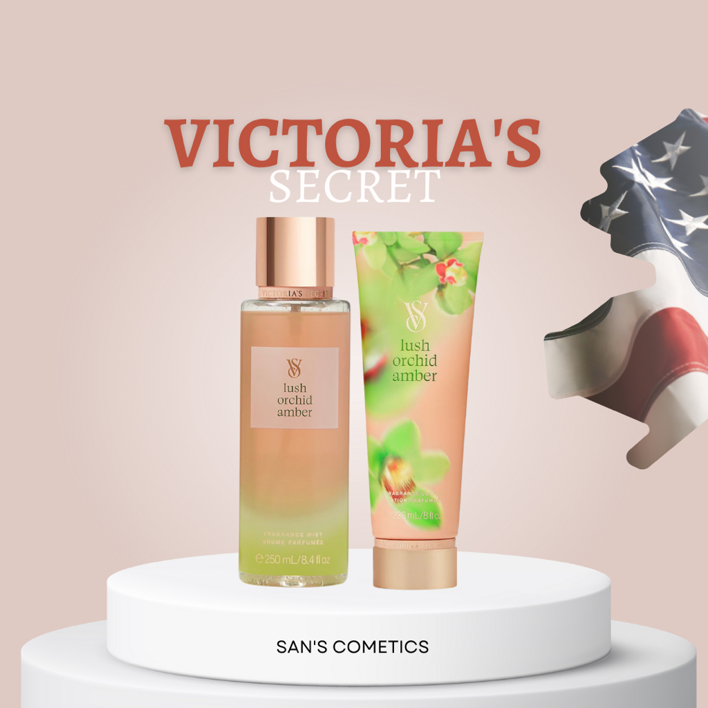 Lush Orchid Amber Xịt Thơm Toàn Thân Body Mist và Lotion Victoria's  Secret