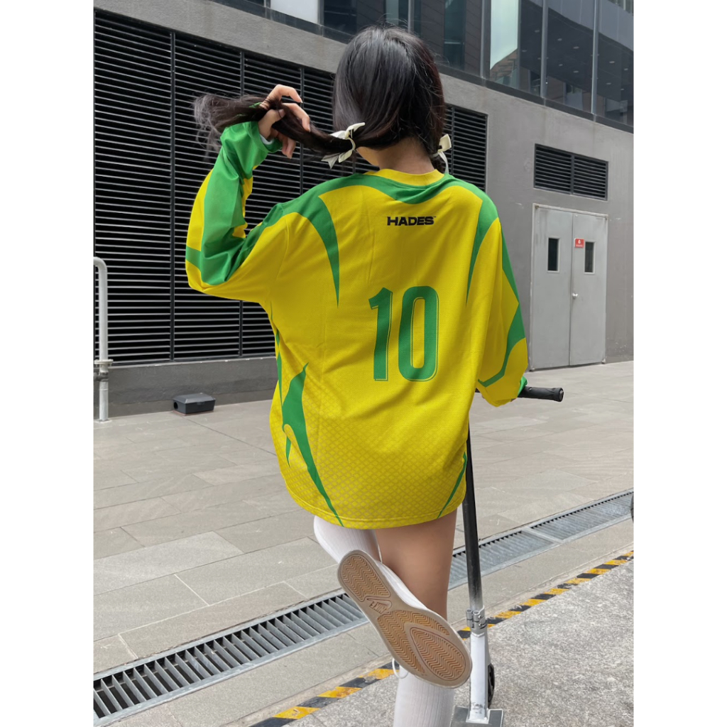 Ảnh Áo Tay Dài Unisex HADES FOOTBALL JERSEY Vải thun poly 4 chiều - HADES Brand Chính Hãng 3
