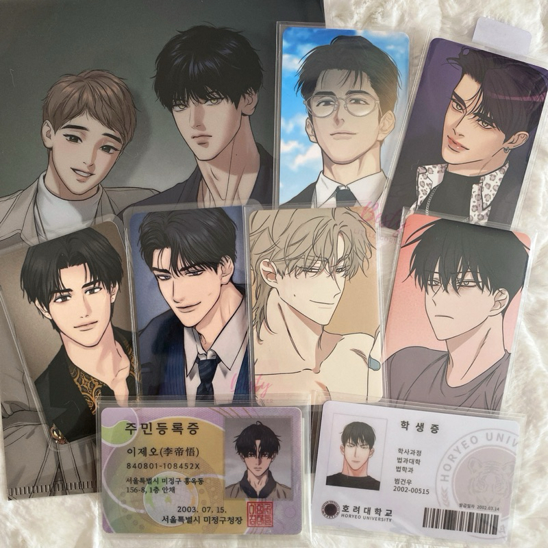 [P8] Card Boy’s Love tự chọn - Thẻ postcard BL Manhwa Chính hãng pack ...