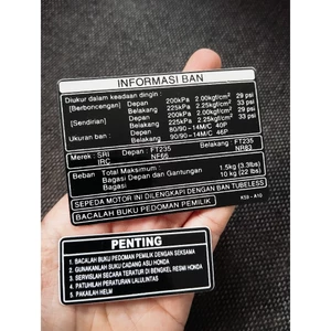 Bộ tem thông số xe Honda VARIO 125, 150 các đời. Decal dán xe chống nước, không bay màu, dày dặn, sắc nét
