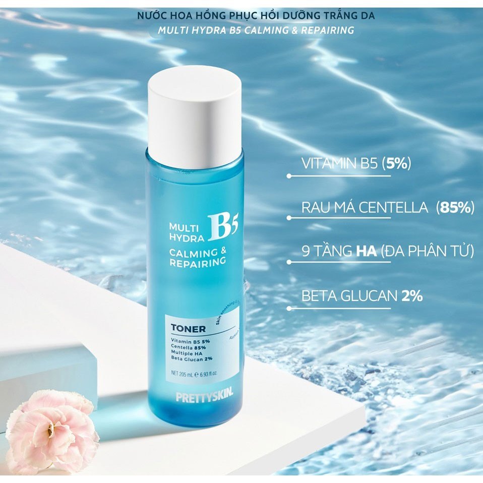 Nước hoa hồng Pretty Skin Multi Hydra B5 Calming & Repairing Toner ...