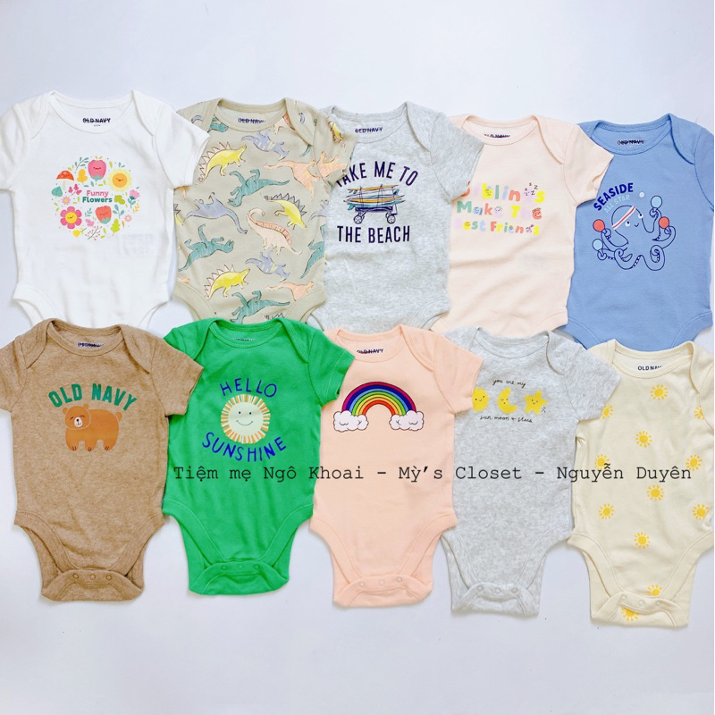 [MD92] ❤️OLD NGẮN TAY 3-6M link1 ❤️Body chip ngắn tay cho bé chất liệu cotton an toàn cho bé