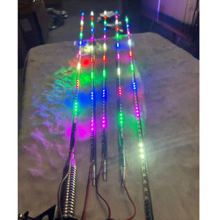 Ăng ten led nháy đuổi 1 mét 12/24v trang trí ô tô.( Giá 1 cái)