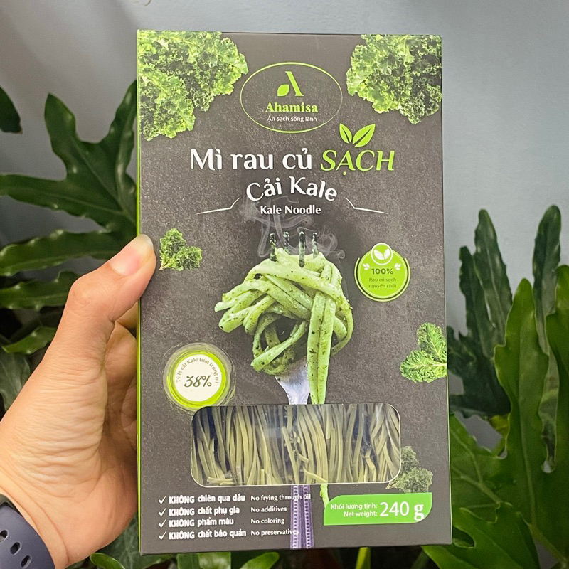 Mì Rau Củ Ahamisa Vị Cải Kale, Mì Ăn Kiêng, Mì Rau Củ Cho Bé, Ăn Chay ...
