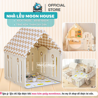 Lều Cho Bé Moon House New 2026 Chắc Chắn, Nhà Lều Kết Hợp Quây Cũi Tạo Không Gian Vui chơi Cho Bé Nhựa An Toàn