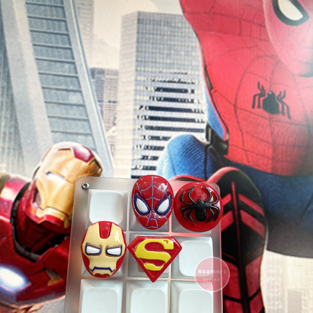 Keycap Marvel Siêu Anh Hùng Đẹp Nhất 2024 Batman Ironman Spider man Nút ...