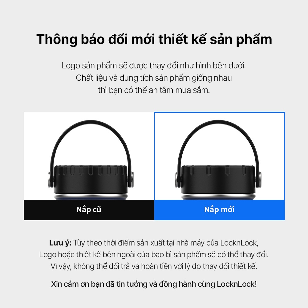 Bình giữ nhiệt LocknLock Riga Tumbler 897ml LHC4160 10 màu có khay lưới lọc trà , quai xách - K-MALL