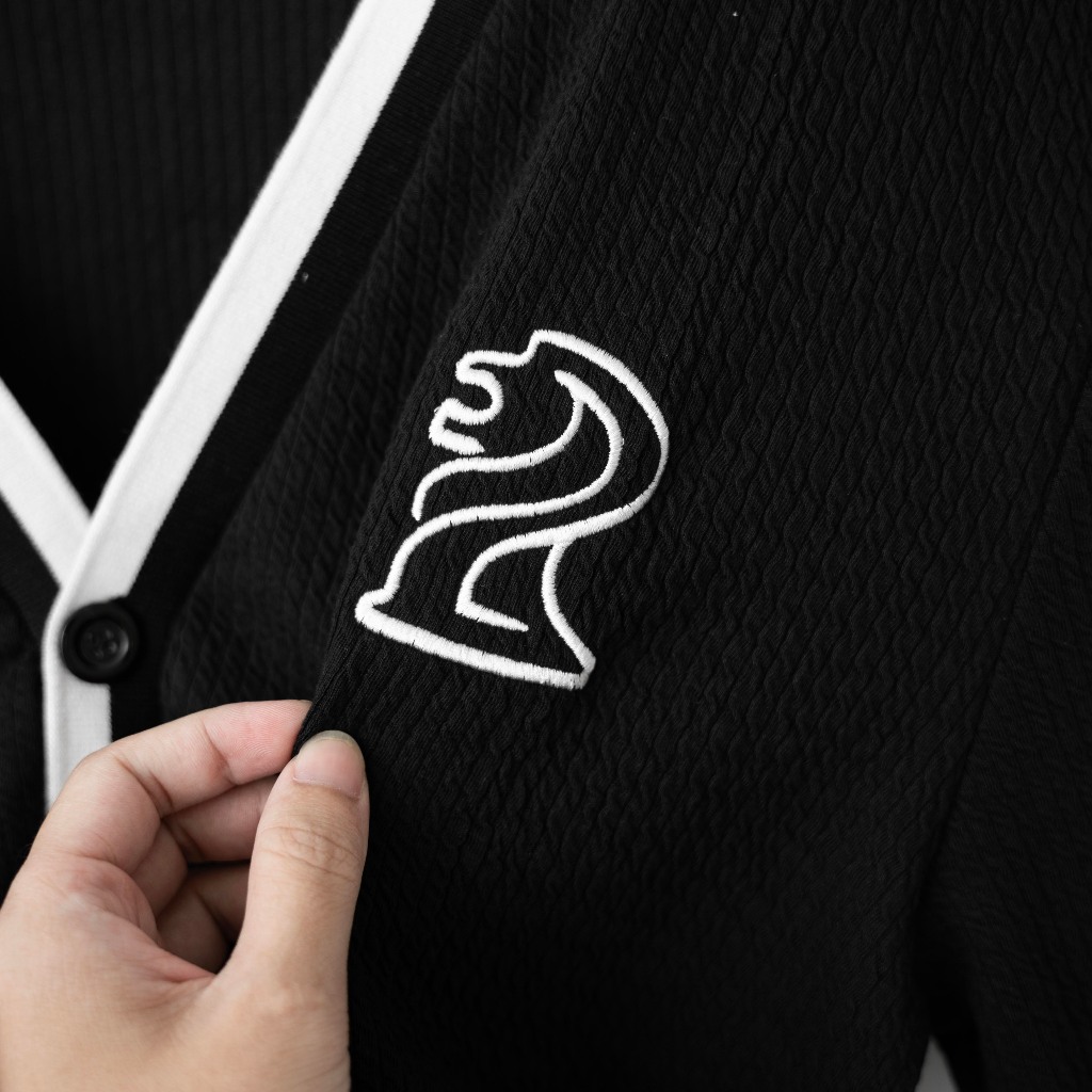 Áo khoác nam Cardigan ABER vải Cottton thun gân sang trọng, lịch lãm, chuẩn form - HUSSIO