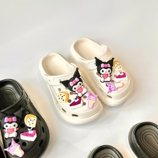 Sục Hở Và Sục Kín Cho Bé Gắn Sticker Kuromi Siêu Đáng Yêu Chất Liệu Nhựa EVA Êm Mềm Cho Bé Gái(S11)