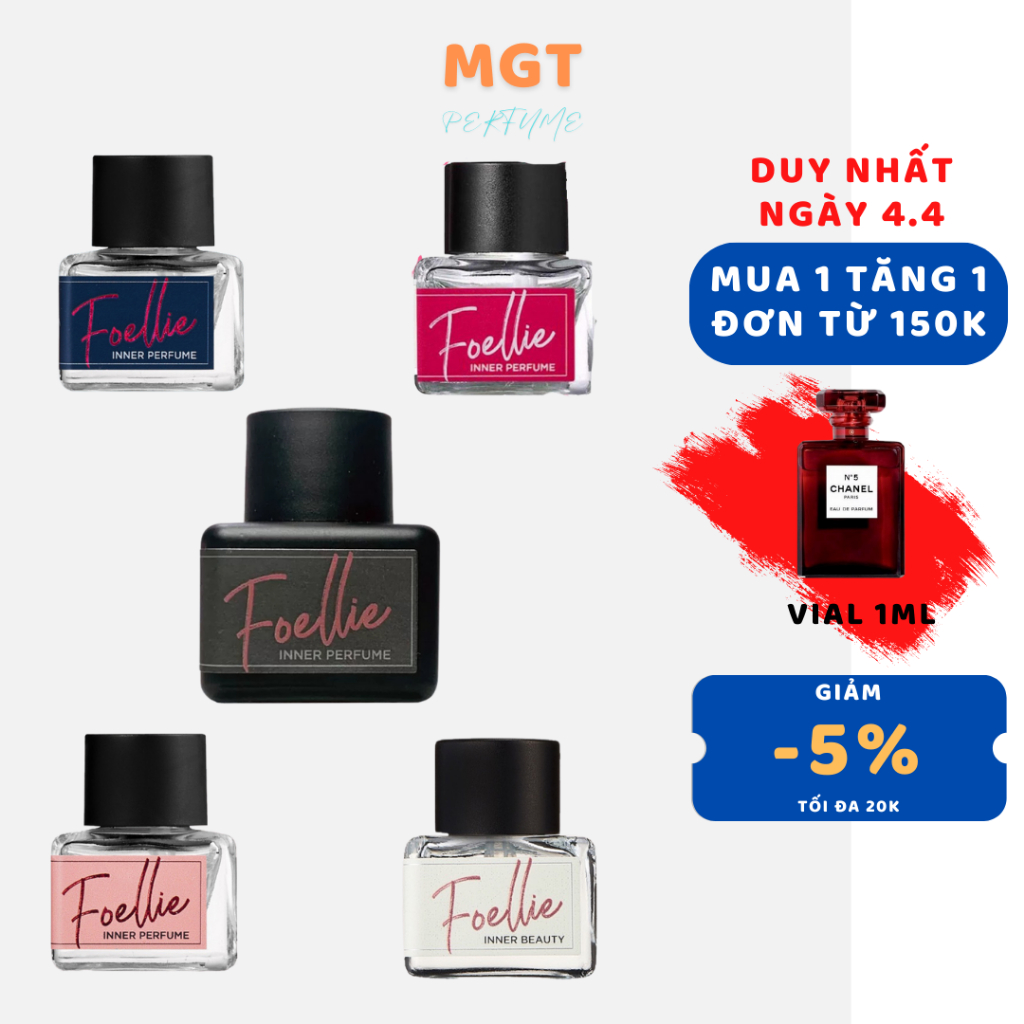 Nước Hoa Vùng Kín Foellie Eau De Inner Beauty Perfume 5ml, Nước hoa nữ ...