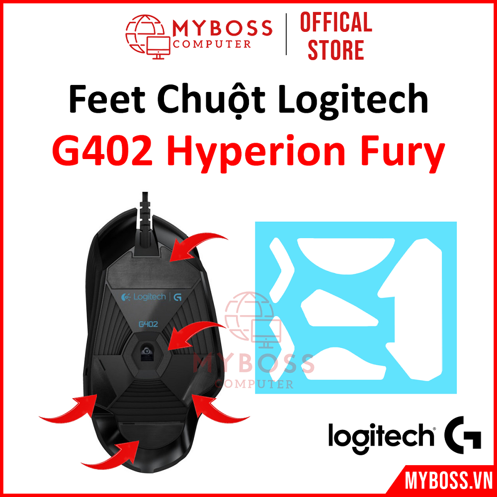 [SIÊU RẺ] Tấm Dán Mouse Feet Chuột Logitech G402 Hyperion Fury Cực Bền ...