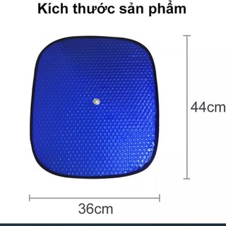 Combo 2 tấm chắn nắng, Miếng che nắng ô tô kèm mút dán