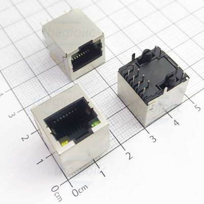 Cổng Mạng RJ45 Cổng RJ45 Top Cái 8P8C 8 Chân Có LED 180 Độ//7 | Shopee ...