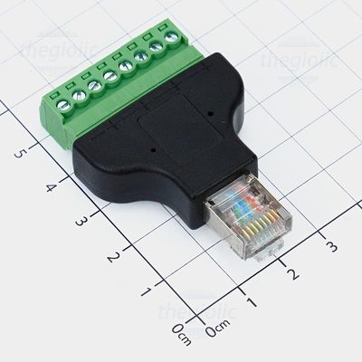 Cổng RJ45 Đực Ra 8 Chân Vặn Ốc Nối Dây | Shopee Việt Nam