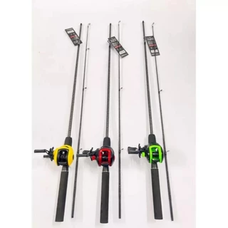 Combo cần lure ngang nrise pin kèm máy mạ tita anam-fishing