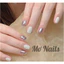 Nail Box thiết kế tráng gương bạc nhũ lấp lánh M37 nhà Mơ Nails