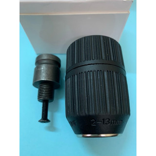 Bộ Đầu Chuyển Từ Máy Bulong 1/2 Sang Máy Khoan 13mm, Bộ Đầu Kẹp Măng Ranh 13mm