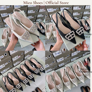 ( Hàng Sẵn ) Sandal Bích Mũi Quai Hậu QC Fullbox Mềm Êm Xịn Mieo Shoes S361 S362