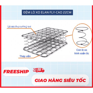 ( Ship Hoả Tốc) Đệm loxo elan fly 22cm ,hàng chính hãng , thoáng khí - Mixmau