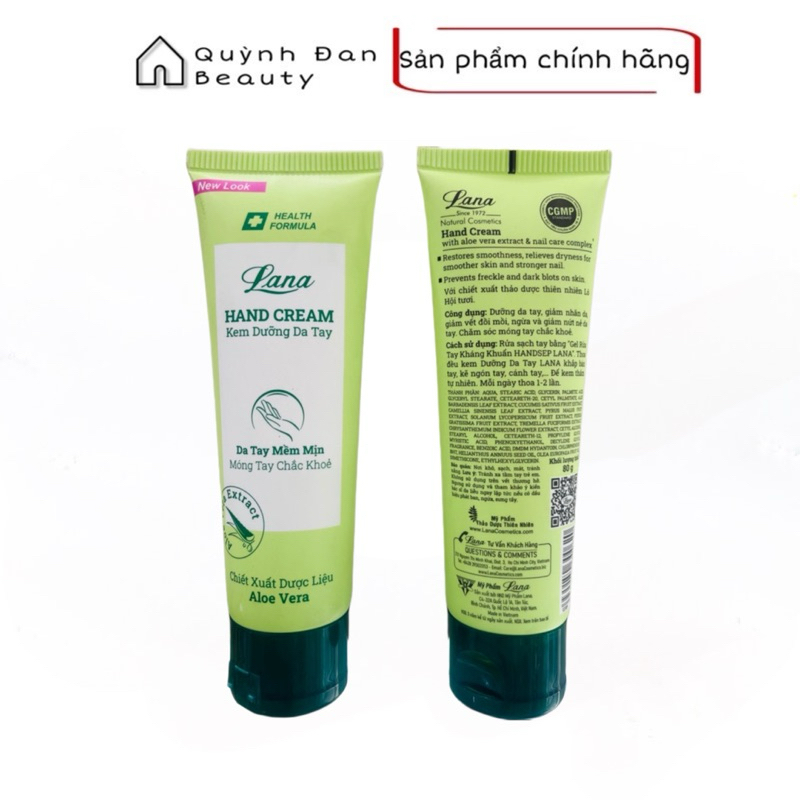 Kem Dưỡng Da Tay Lana Tuýp 80g