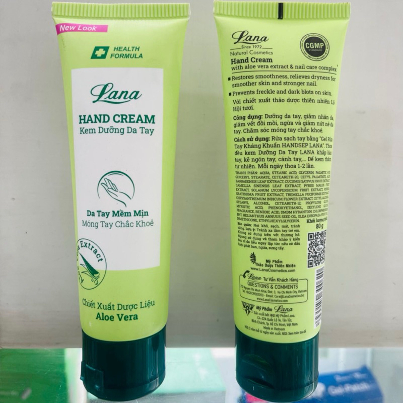 Kem Dưỡng Da Tay Lana Tuýp 80g