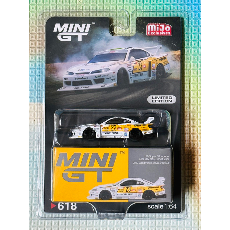 Hobby Store MINI GT #618 Nissan LB-Super Silhouette S15 SILVIA #23