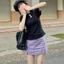 Áo baby tee nơ, áo thun baby tee ôm body, áo body đính nơ dễ thương chất cotton co giãn thoải mái