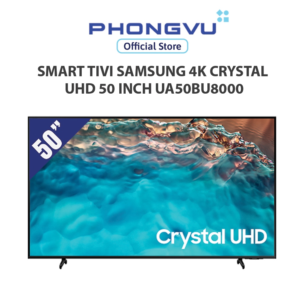 Smart Tivi Samsung 4k Crystal Uhd 50 Inch Ua50bu8000 Bảo Hành 24